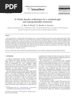 A Viterbi Decoder Architecture For A Standard-Agile and Reprogrammable Transceiver