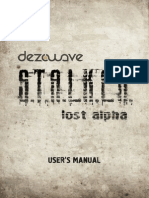 Stalker Lost Alpha Manual