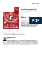 Introduccion A Ruby On Rails