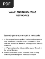 6.2 Wavelength Routing Networks