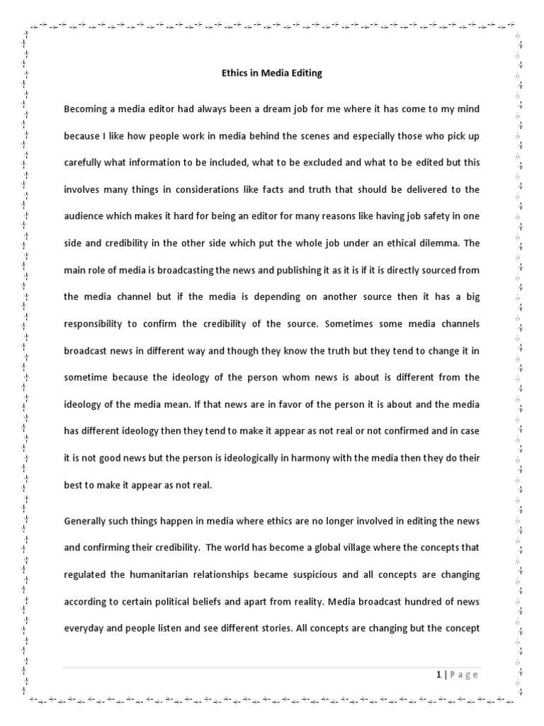 Ethics Essay Examples, How to Write the Perfect Ethics Essay : Current School News
