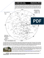 September 2014 Night Sky Chart