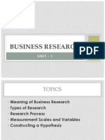 Introduction To Business Research