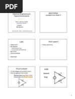 Elec1111 01c Intro KCL KVL Resistive Circuits