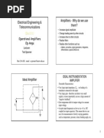 Electrical Engineering & Telecommunications Amplifiers - Why Do We Use Them?