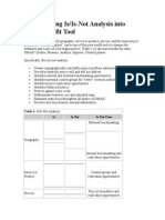 Transforming Is or Is-Not Analysis Into Multi-Benefit Tool