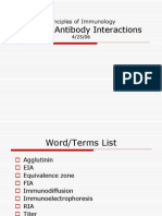 Antigen-Antibody Interactions: Principles of Immunology