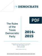 The Rules of The Texas Democratic Party