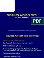 Seismic Behaviour of Steel Structures: Teaching Resources © IIT Madras, SERC Madras, Anna Univ., INSDAG Calcutta