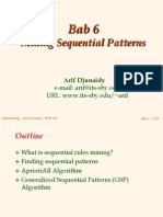 Mining Sequential Patterns: E-Mail: Arif@its-Sby - Edu URL: WWW - Its-Sby - Edu/ Arif
