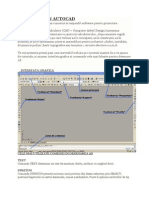 Primii Pasi in Autocad