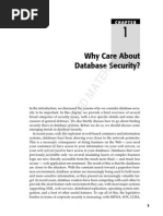 Why Care About Database Security?