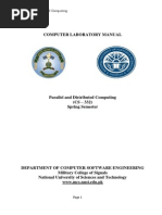 Computer Laboratory Manual: Parallel and Distributed Computing