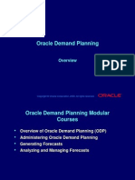 Oracle Demand Planning: Oracle Corporation, 2000. All Rights Reserved