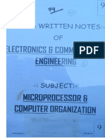 9.MicroProcessor & Computer Organisation