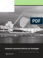 Sustainable Construction Materials and Technologies