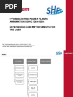 4-Hidroelectric Power Plants - Automation Using Iec 61850 - Experiences and Improvements For The User