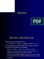 Shellsort Review and Analysis