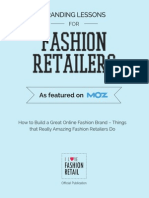 How to Build a Great Online Fashion Brand: 34 Things that Really Amazing Fashion Retailers Do