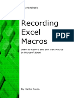 Recording Excel Macros - 121213