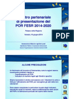 Presentazione Sintetica Nuovo POR 2014 - 2020 PDF