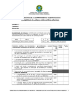Check List Para Formalizao de Processo Inexigibilidade - Obras e Servios
