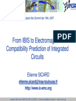 From IBIS To Electromagnetic Compatibility Prediction of Integrated Circuits