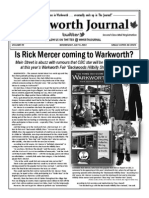 Warkworth Journal: Is Rick Mercer Coming To Warkworth?