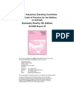 Domestic Poultry 4th Edition: Primary Industries Standing Committee Model Code of Practice For The Welfare of Animals