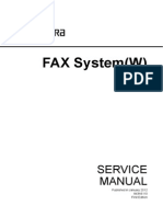 FAX System (W) : Service Manual