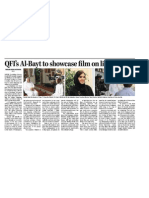 QFI's Al-Bayt to showcase film on life in Qatar