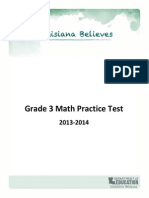 Practice Test Math Grade 3