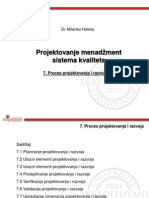 07 - Proces Projektovanja I Razvoja - 2014