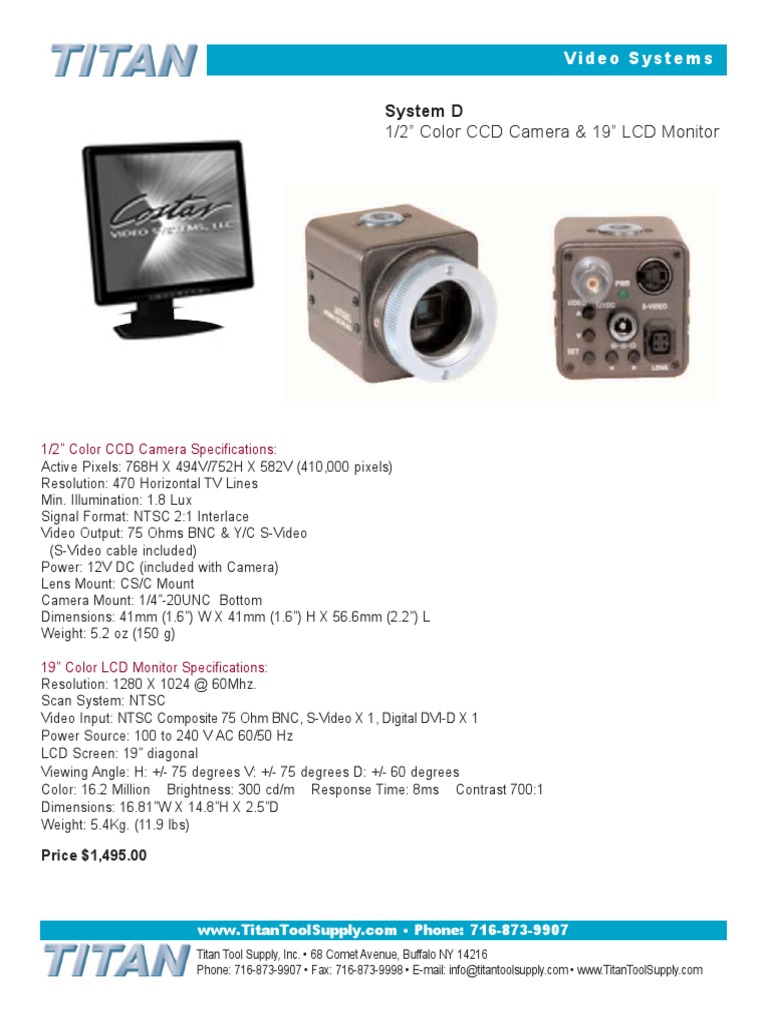 Video Systems Camera | PDF | Games & Activities | Computers