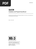 Qucm Manual