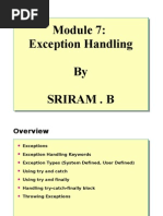 Module 7 - Exception Handling