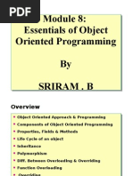 Module 8 - Essentials of Object Oriented Programming