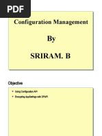 Configuration Management: by Sriram. B