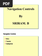 Navigation Controls by Sriram. B