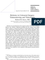 Robotics in Colorectal Surgery: Telemonitoring and Telerobotics