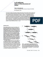 Polymer Volume 19 Issue 2 1978 (Doi 10.1016 - 0032-3861 (78) 90027-7) Francis J Kolpak Mark Weih John Blackwell - Mercerization of Cellulose - 1. Determination of The Structure of Mercerized Cotton