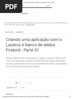 Criando Uma Aplicação Com o Lazarus e Banco de Dados Firebird - Parte 01