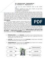 Estudo Sobre Temperamento Carater e Personalidade