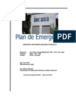 Plan de Emergencias Incasa (Revisión 2013) APROBADO