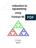 Introduction to programming using Fortran 95
