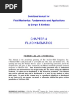 Fluid Kinematics: Solutions Manual For Fluid Mechanics: Fundamentals and Applications by Çengel & Cimbala