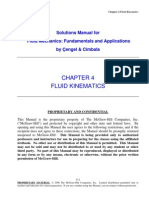 Fluid Kinematics: Solutions Manual For Fluid Mechanics: Fundamentals and Applications by Çengel & Cimbala