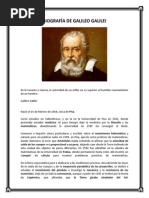 Biografía de Galileo Galilei