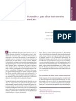 Matemáticas para Afinar Instrumentos Musicales 65: Noviembre 2010, pp.99-104