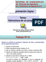 CLASE 02 Programacion Digital - Estructura de Un Programa